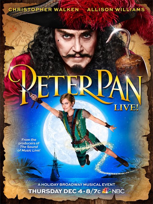 Смотреть фильм Питер Пэн / Peter Pan Live! (2014) онлайн в хорошем качестве HDRip