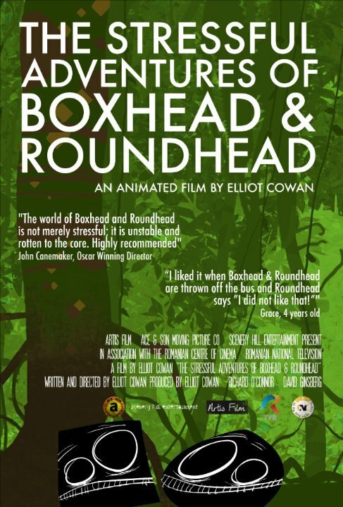 Смотреть фильм The Stressful Adventures of Boxhead & Roundhead (2014) онлайн в хорошем качестве HDRip