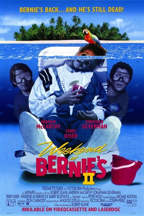 Смотреть фильм Уик-энд у Берни 2 / Weekend at Bernie's II (1992) онлайн в хорошем качестве HDRip
