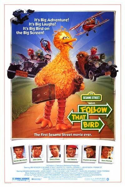 Смотреть фильм Улица Сезам представляет: Иди за той птицей / Sesame Street Presents: Follow that Bird (1985) онлайн в хорошем качестве SATRip