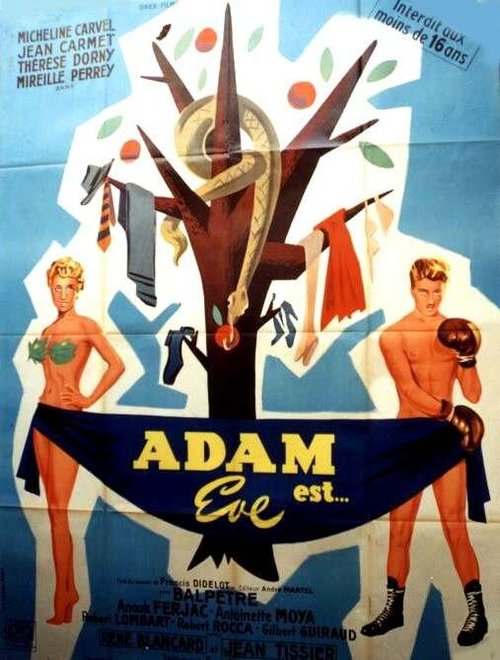 Смотреть фильм Адам и Ева / Adam est... Ève (1954) онлайн в хорошем качестве SATRip
