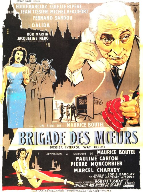 Смотреть фильм Brigade des moeurs (1959) онлайн в хорошем качестве SATRip