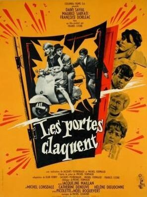 Смотреть фильм Двери хлопают / Les portes claquent (1960) онлайн 