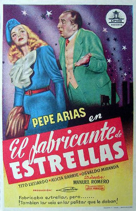 Смотреть фильм El fabricante de estrellas (1943) онлайн в хорошем качестве SATRip