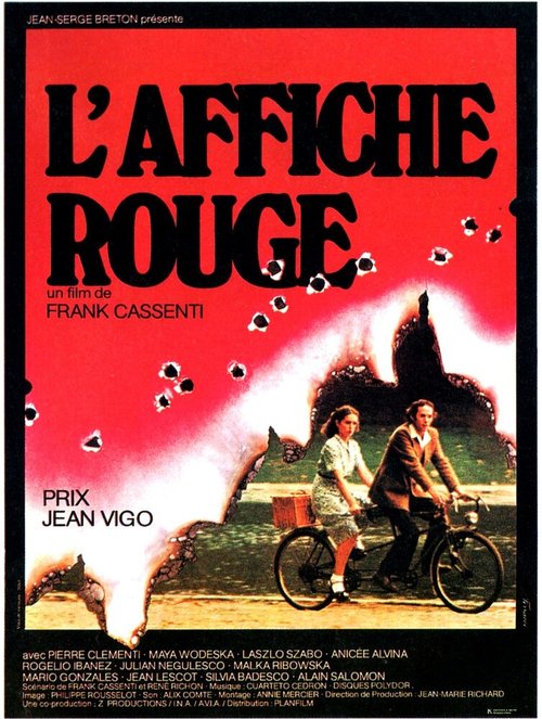 Смотреть фильм Красная афиша / L'affiche rouge (1976) онлайн в хорошем качестве SATRip
