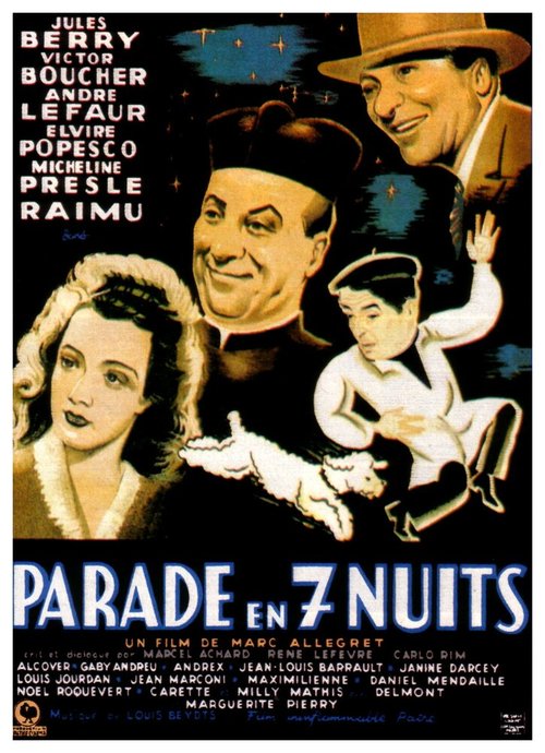 Смотреть фильм Парад семи ночей / Parade en 7 nuits (1941) онлайн в хорошем качестве SATRip