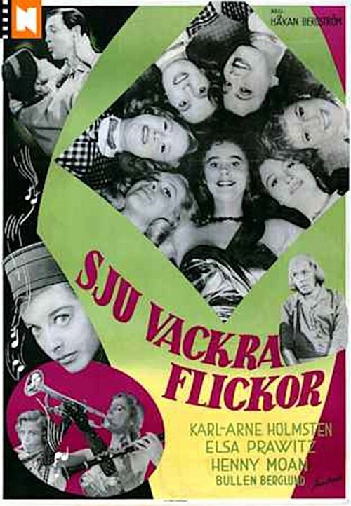 Смотреть фильм Семь красивых девушек / Sju vackra flickor (1956) онлайн в хорошем качестве SATRip