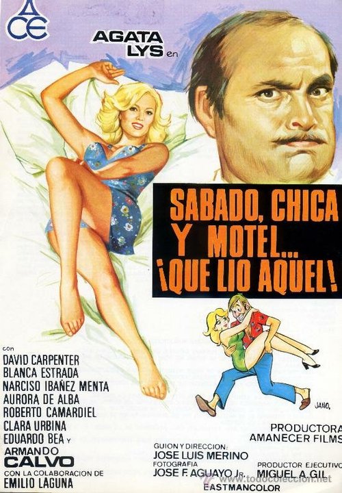 Смотреть фильм Суббота, девочка, мотель... Полный бедлам! / Sábado, chica, motel ¡qué lío aquel! (1976) онлайн 