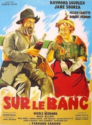 Смотреть фильм Sur le banc (1954) онлайн в хорошем качестве SATRip