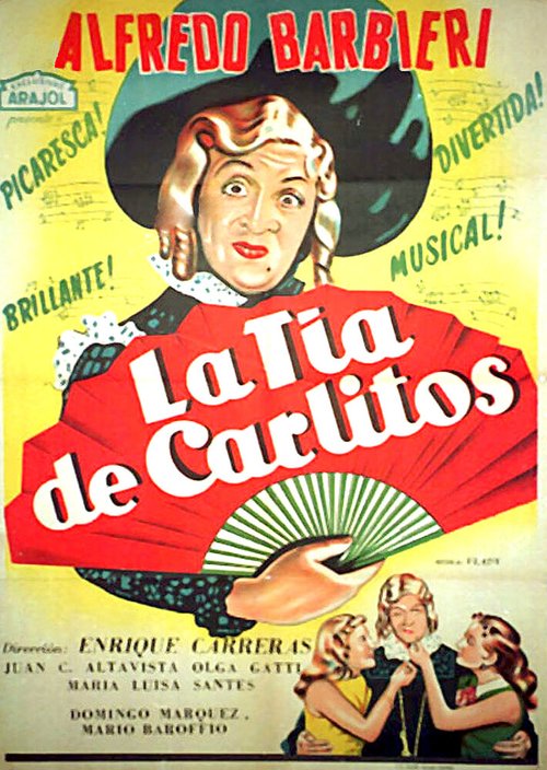 Смотреть фильм Тётка Чарлея / La tía de Carlitos (1952) онлайн в хорошем качестве SATRip