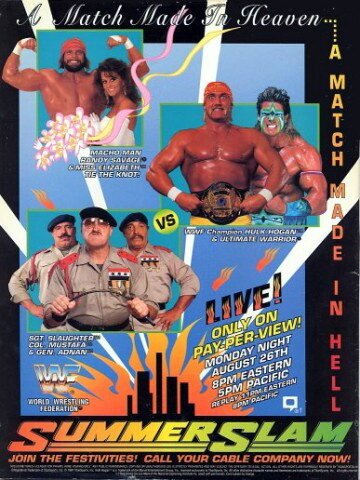 Смотреть фильм WWF Летний бросок / Summerslam (1991) онлайн в хорошем качестве HDRip