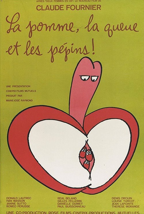 Смотреть фильм Яблоко, червяк и семена / La pomme, la queue et les pepins (1974) онлайн в хорошем качестве SATRip