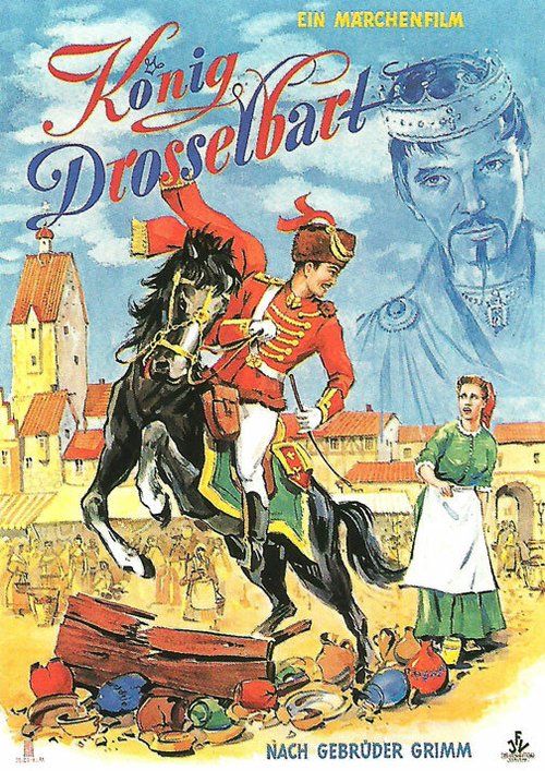 Смотреть фильм Король Дроздобород / König Drosselbart (1954) онлайн в хорошем качестве SATRip