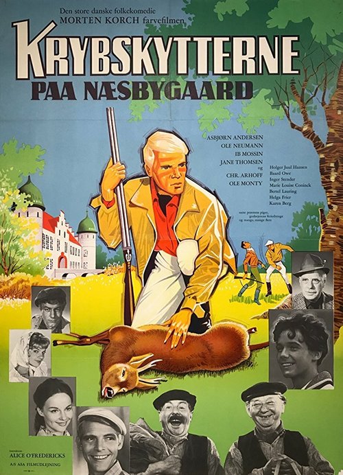 Смотреть фильм Krybskytterne på Næsbygård (1966) онлайн в хорошем качестве SATRip
