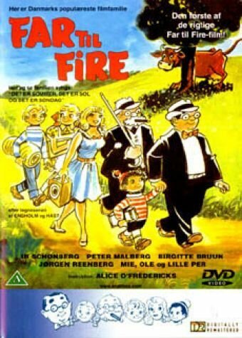 Смотреть фильм Отец четверых / Far til fire (1953) онлайн в хорошем качестве SATRip