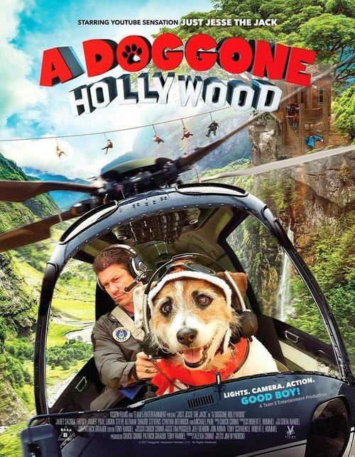 Смотреть фильм Собачий побег из Голливуда / A Doggone Hollywood (2017) онлайн в хорошем качестве HDRip