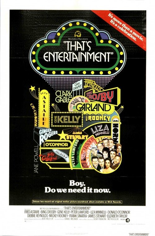 Смотреть фильм Вот это развлечение! / That's Entertainment! (1974) онлайн в хорошем качестве SATRip
