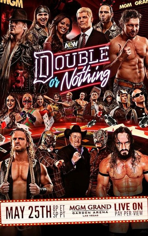 Смотреть фильм AEW: Всё или ничего / All Elite Wrestling: Double or Nothing (2019) онлайн в хорошем качестве HDRip