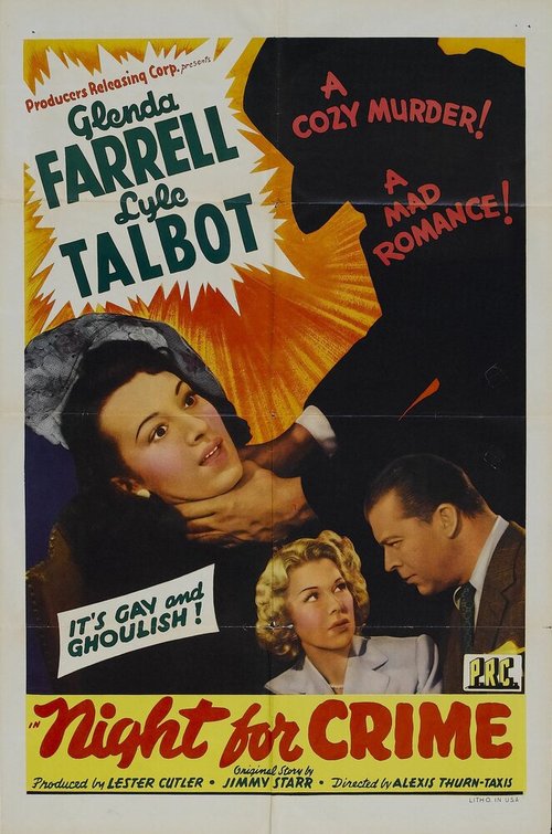 Смотреть фильм A Night for Crime (1943) онлайн в хорошем качестве SATRip