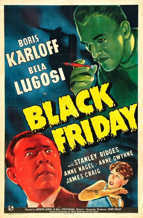 Смотреть фильм Черная пятница / Black Friday (1940) онлайн в хорошем качестве SATRip