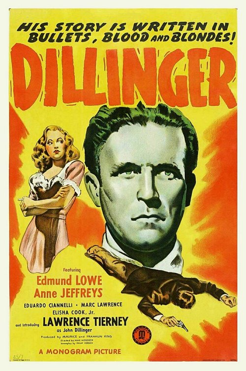 Смотреть фильм Диллинджер / Dillinger (1945) онлайн в хорошем качестве SATRip