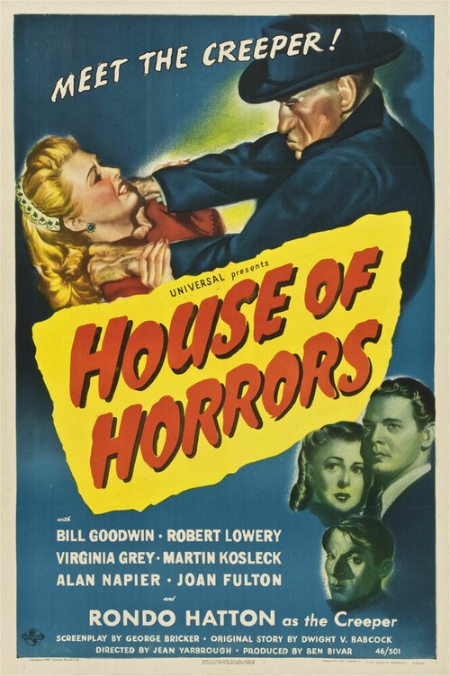 Смотреть фильм Дом кошмаров / House of Horrors (1946) онлайн в хорошем качестве SATRip