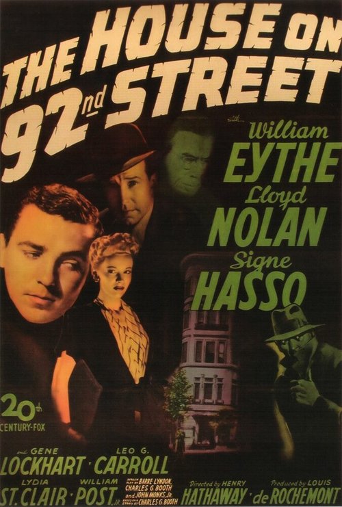 Смотреть фильм Дом на 92-ой улице / The House on 92nd Street (1945) онлайн в хорошем качестве SATRip