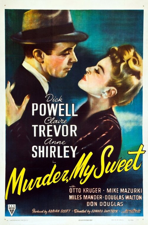 Смотреть фильм Это убийство, моя милочка / Murder, My Sweet (1944) онлайн в хорошем качестве SATRip