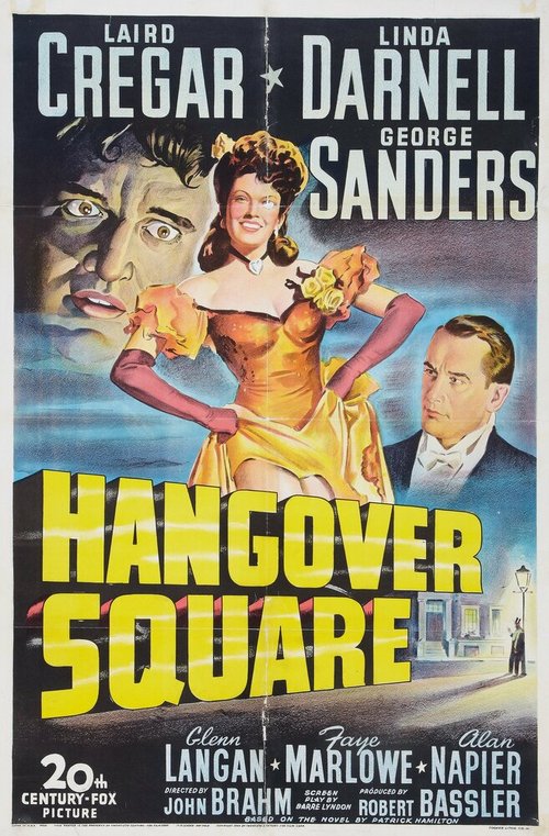 Смотреть фильм Хэнговер-сквер / Hangover Square (1945) онлайн в хорошем качестве SATRip