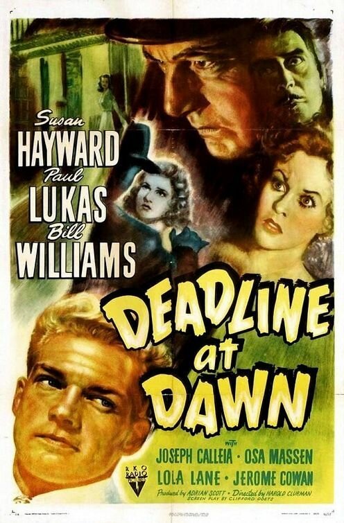 Смотреть фильм Крайний срок — на рассвете / Deadline at Dawn (1946) онлайн в хорошем качестве SATRip