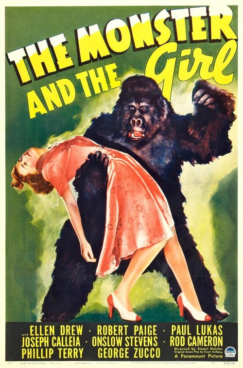 Смотреть фильм Монстр и девушка / The Monster and the Girl (1941) онлайн в хорошем качестве SATRip