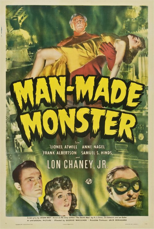 Смотреть фильм Монстр, рожденный людьми / Man Made Monster (1941) онлайн в хорошем качестве SATRip