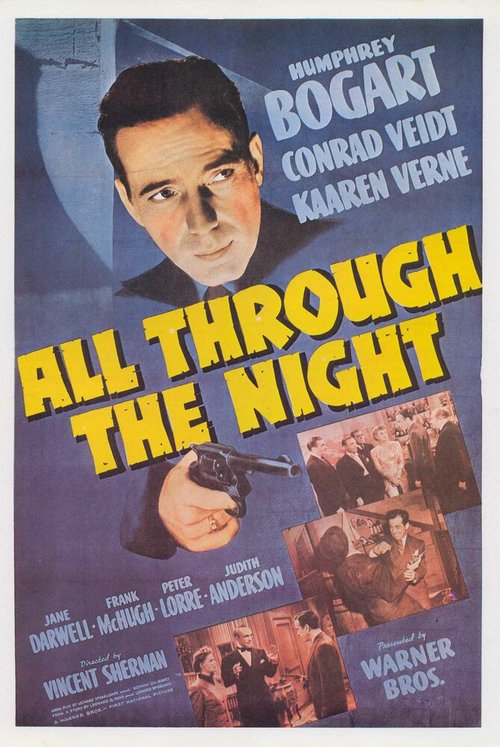 Смотреть фильм На протяжении всей ночи / All Through the Night (1942) онлайн в хорошем качестве SATRip