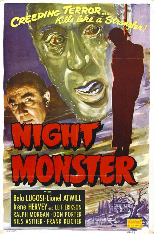 Смотреть фильм Ночной монстр / Night Monster (1942) онлайн в хорошем качестве SATRip