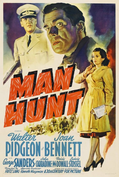 Смотреть фильм Охота на человека / Man Hunt (1941) онлайн в хорошем качестве SATRip