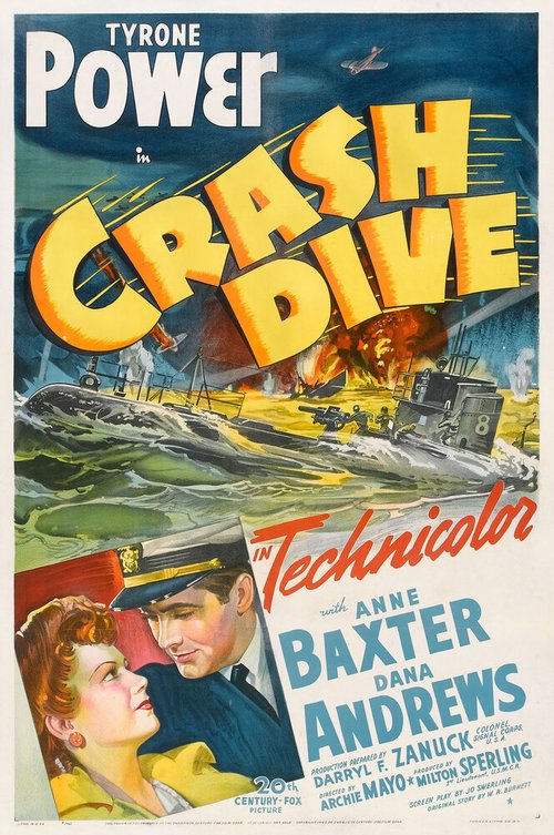 Смотреть фильм Опасное погружение / Crash Dive (1943) онлайн в хорошем качестве SATRip
