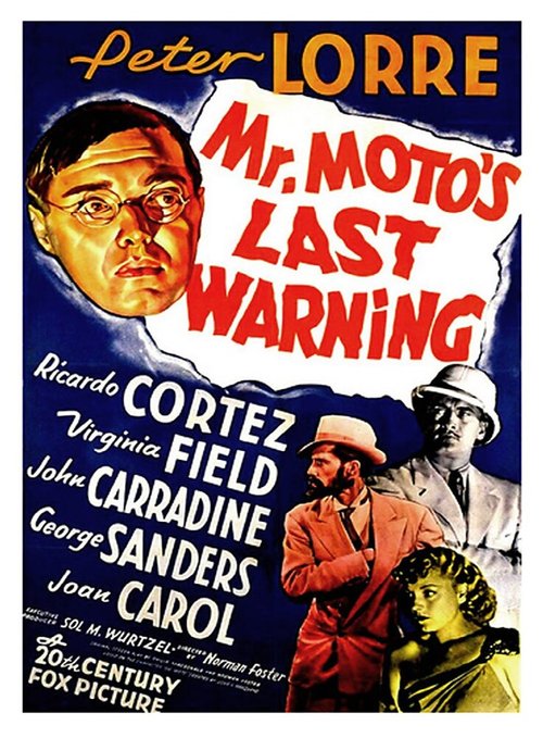 Смотреть фильм Последнее предупреждение мистера Мото / Mr. Moto's Last Warning (1939) онлайн в хорошем качестве SATRip