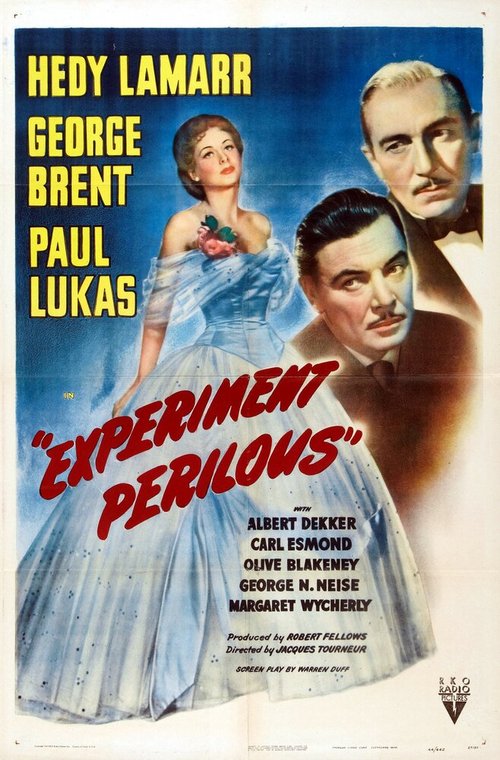 Смотреть фильм Рискованный эксперимент / Experiment Perilous (1944) онлайн в хорошем качестве SATRip