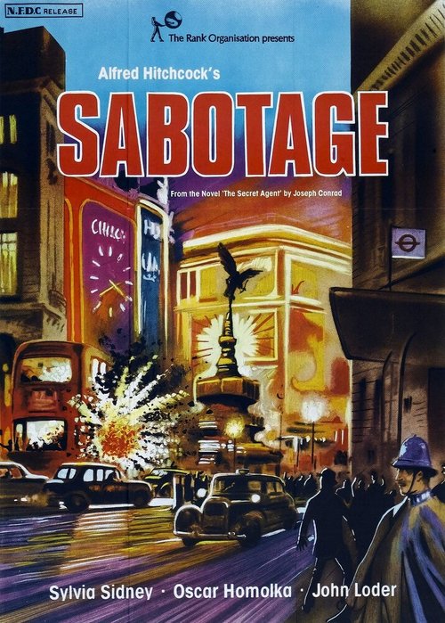 Смотреть фильм Саботаж / Sabotage (1936) онлайн в хорошем качестве SATRip