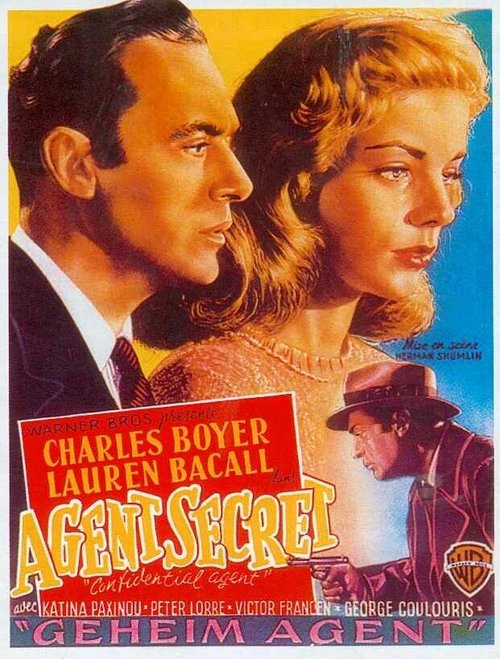 Смотреть фильм Секретный агент / Confidential Agent (1945) онлайн в хорошем качестве SATRip