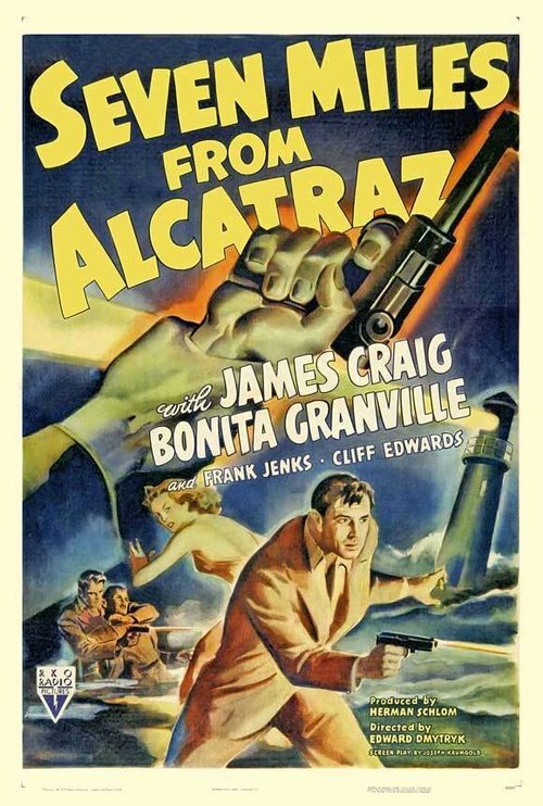 Смотреть фильм Семь миль от Алькатраса / Seven Miles from Alcatraz (1942) онлайн в хорошем качестве SATRip