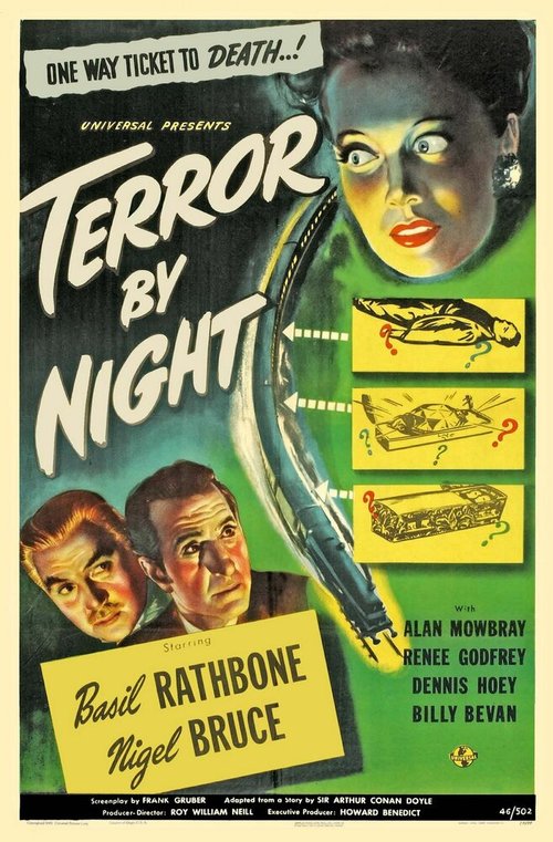 Смотреть фильм Шерлок Холмс: Ночной террор / Terror by Night (1946) онлайн в хорошем качестве SATRip