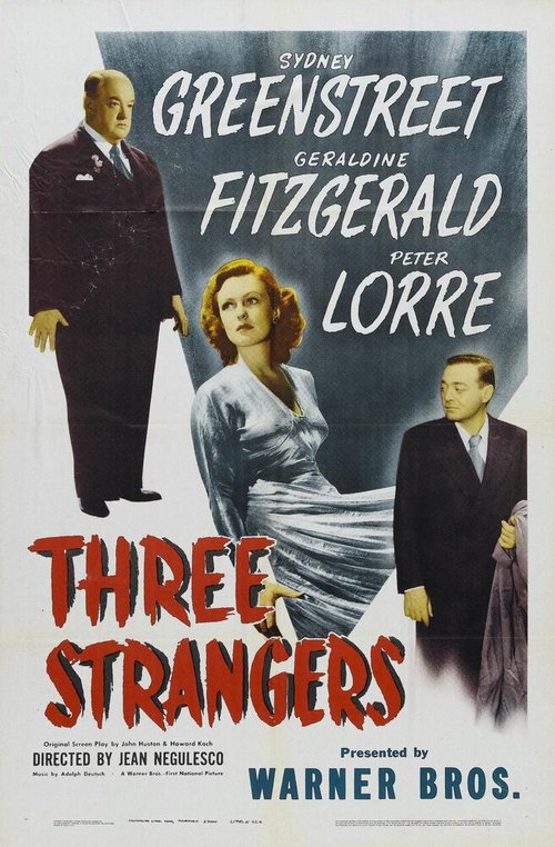 Смотреть фильм Три незнакомца / Three Strangers (1946) онлайн в хорошем качестве SATRip