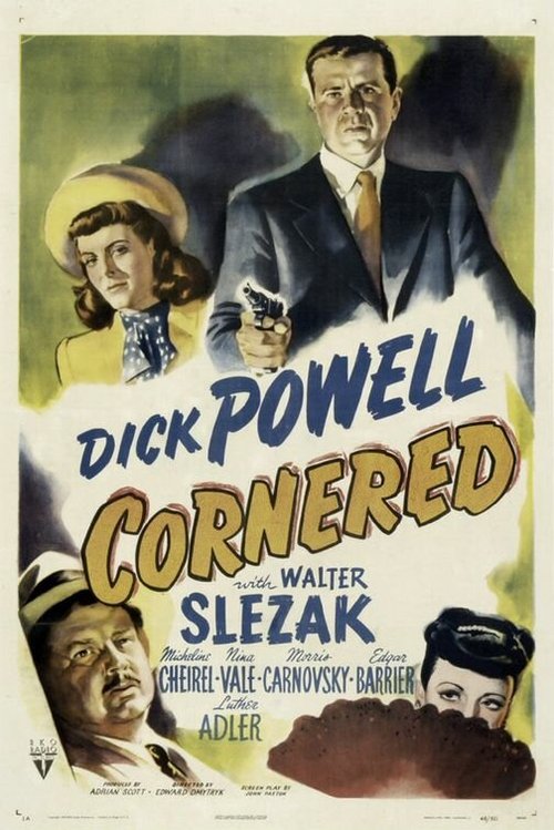 Смотреть фильм Загнанный в угол / Cornered (1945) онлайн в хорошем качестве SATRip