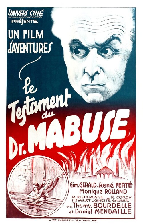 Смотреть фильм Завещание доктора Мабузе / Le testament du Dr. Mabuse (1933) онлайн в хорошем качестве SATRip
